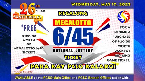 pilipinas megalotto 6/45